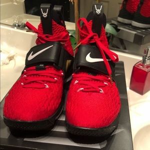Lebron 15’s Diamond Turf University Red